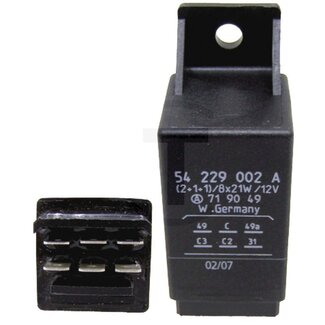 GRANIT Flasher unit electronic 12 V, 6 connections, with holder