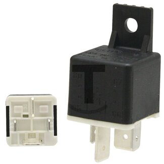 HELLA Relais werkstroom maakcontact 12 V / 50 A, 4-polig, met houder