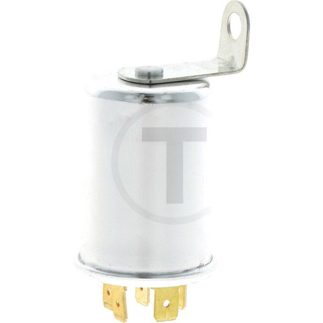 GRANIT Flasher unit 12 V, 5 connections, 2 + 1 + 1 x 21 W, round
