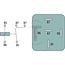 HELLA Multifunction relay N/O-contact 12 V, 40 A, 4-pin, 6,3 mm | X830250011000, 4RA933791-161