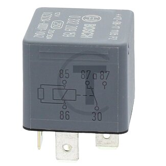 BOSCH Micro-Relais Wechselkontakt 12 V / 30 - 20 A, Parallelwiderstand
