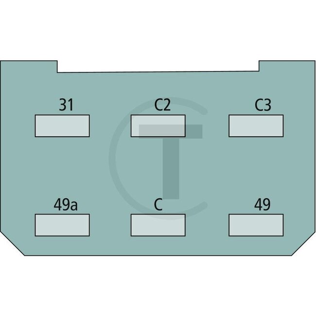 HELLA Flasher/electronic 12 V, 6 connections - 4554DN 008768191, 4DN008768191, 4DN 008 768-191, 01172973, AL202032, AL27855, AL32891, CA13044, 3617865M1, 0164592, 0009732508, 3676177M91, 1964535C2 | Version: Power rating: 12 V / 2 + 1 + 1 x 21 W / 8 x 21 W, Wit