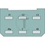 HELLA Flasher unit 12 V, 2+1+1 / 8 x 21 W, 6 connections, with cable | 4DN008768191