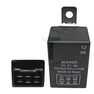 Cobo Flasher/electronic 12 V, 6 connections