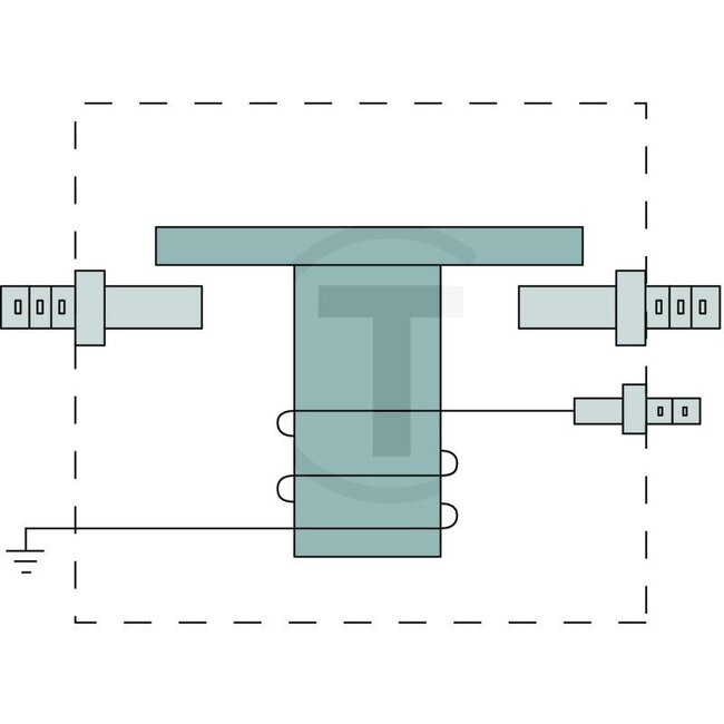 GRANIT Magneetschakelaars Voor startmotor - 50712003, RE164448, AT40955, 133855, AT68973 | Uitvoering: 12 volt / 80 A, 3 schroefaansluitingen | Extra informatie: Spulenwiderstand: 3.95-4.15 | Temporärer Strom: 800 Amp