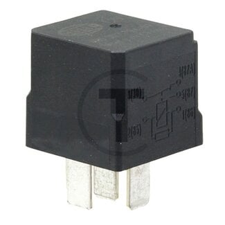 Micro relay changeover contact 12 V, 20 - 30 A, 5-pin, without bracket