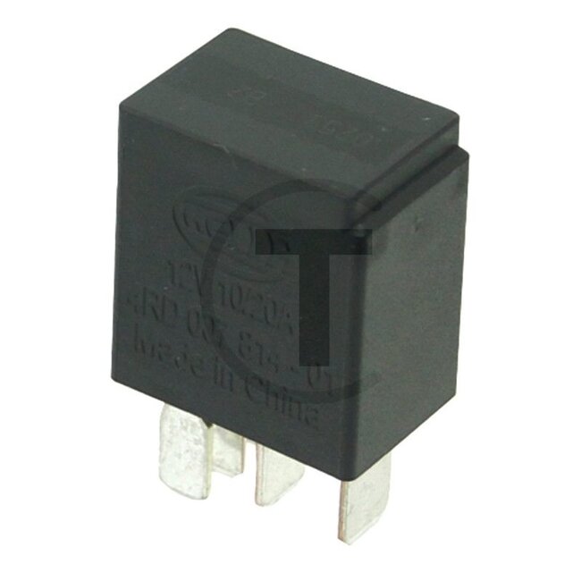 GRANIT Multifunktionsrelais Wechsler - 50712052, AL76702, 50712052 | Ausführung: 12 V / 20 - 10 A, ohne Halter, 5-polig, Anschluss: 3 x 4,8 mm, 2 x 6,3 mm, mit Parallelwiderstand zum Unterdrücken induktiver Störspannungsspitzen