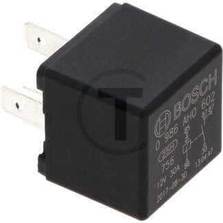 BOSCH Relais Schließer 12 V, 30 A, ohne Halter, 5-polig, sperdiode