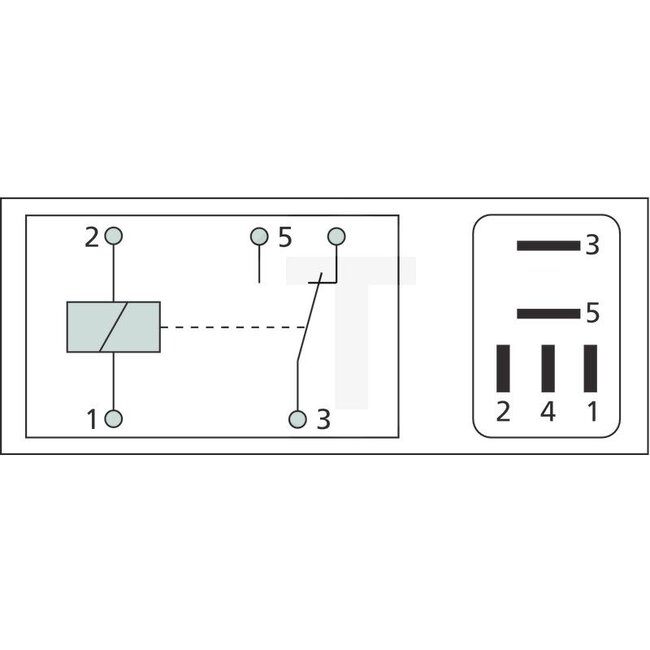 Cobo Micro relays changeover contact 12 V / 20 A, 5-pin, without bracket | AL76702, 1027071
