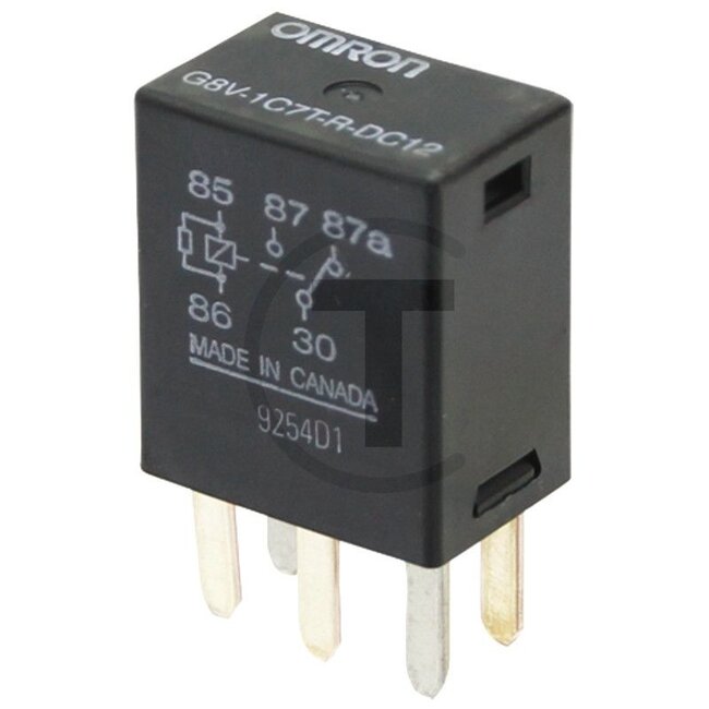 GRANIT Relay Working current (changeover) - 50717080, 87582879, 87696396, I87696396, 416570A1 | Version: 12 V / 20 A, Without bracket, 5-pin, blade terminal 6.3 mm