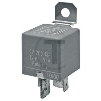 Relais Schließer 12 V / 70 A, 4-polig, 6,3 mm, mit Halter