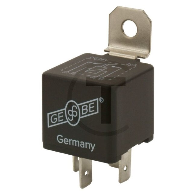 GRANIT Relay Make contact - 5070010346 | Version: 24 V / 20 A  | With holder, 4-pin, flat plug connection