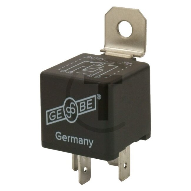 GRANIT Relay Make contact - 5070010356 | Version: 12 V / 30 A  | With holder, 4-pin, flat plug connection