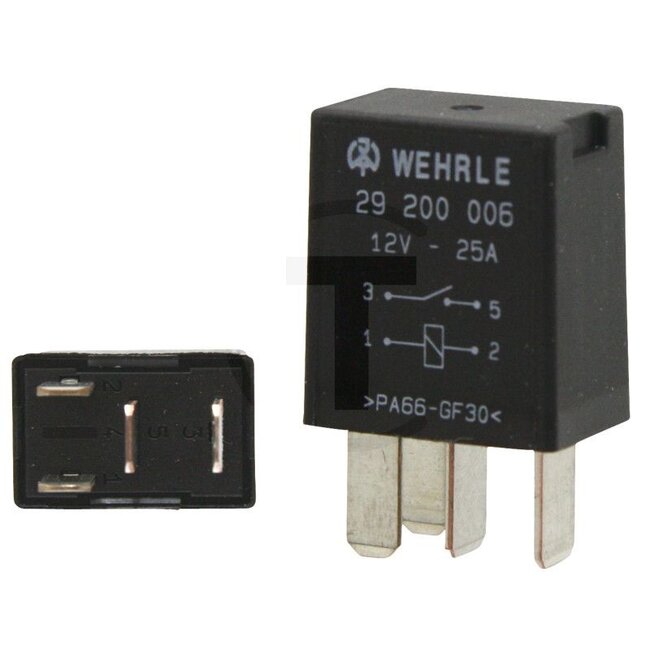 GRANIT Micro relay Make contact - 50775613190, 332209203, 0332209203 | Version: 12 V / 25 A, Without holder, 4-pin