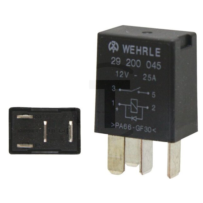 GRANIT Micro-Relais N/O-Kontakt 12 V / 25 A, 4-polig, diode, ohne Halter | 986AH0322, 0986AH0322