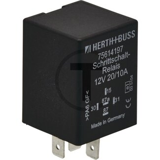 GRANIT Multifunktionsrelais Wechselkontakt 12 V, 20 - 10 A, 5-polig, 6,3 mm