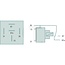 GRANIT Multifunction relay changeover contact 12 V, 20 - 10 A, 5-pin, 6,3 mm