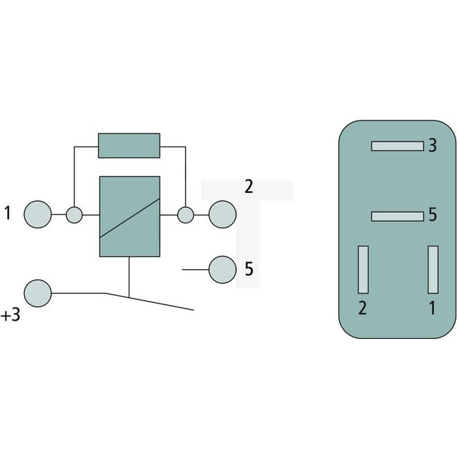 BOSCH Klein relais Werkstroom (maakcontact) - 2500332011007, 332011007, 0332011007, 51084965 | Uitvoering: 12 V / 30 A, zonder houder, 4-polig, 6,3 mm vlakstekkeraansluiting | Aansluitwijze: 12 V / 30 A  | zonder houder, 4-polig, 6,3 mm vlakstekkeraansluiting