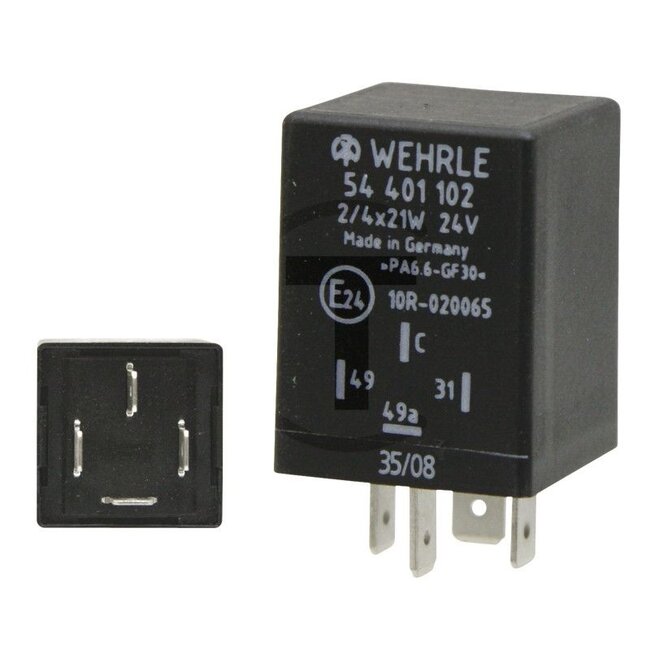 GRANIT Blinkgeber / elektronisch 24 V, 4 Anschlüsse - 50775605133 | Ausführung: 24 V / 2 / 4 x 21 W, mit Blinklampen - Überwachung und Warnblinkfunktion
