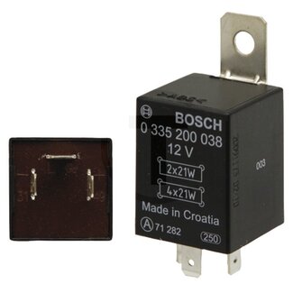 BOSCH Flasher unit 12 V, 2 / 4 x 21 W, 3 connections