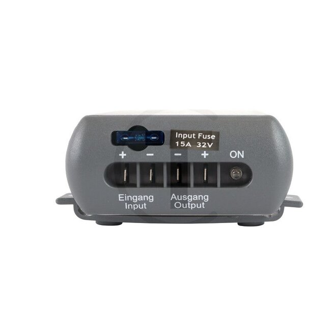 Dometic Voltage converter DCDC12 - 50799097, 9600000039 | Nominal current: 12 A | Dimensions L x W x H: 128 x 106 x 47 mm | Protection class: IP20 | Output voltage: 12 V | Width: 106 mm | Input voltage: 24 V | Height: 47 mm | Length: 128 mm | Test mark: e-certifi