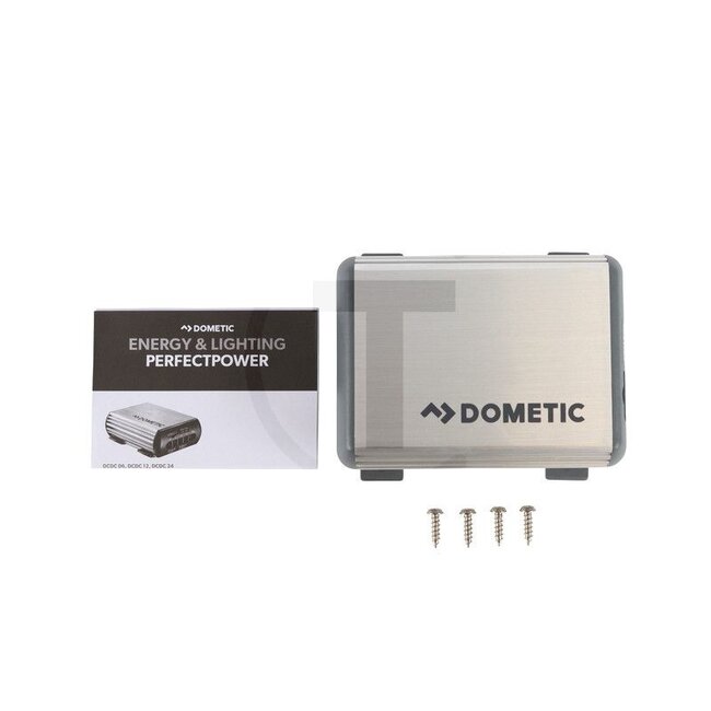 Dometic Spanningsomvormer DCDC12 - 50799097, 9600000039 | Stroom: 12 A | Afmetingen L x B x H: 128 x 106 x 47 mm | Beschermingssoort: IP20 | Uitgangsspanning: 12 V | Breedte: 106 mm | Ingangsspanning: 24 V | Hoogte: 47 mm | Lengte: 128 mm | Keurmerk: e-gecertific