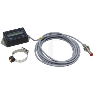 Bedrijfsurenteller met toerentalsensor