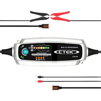 CTEK MXS 5.0 Test&Charge EU Tests alternator voltage, starting power and performance