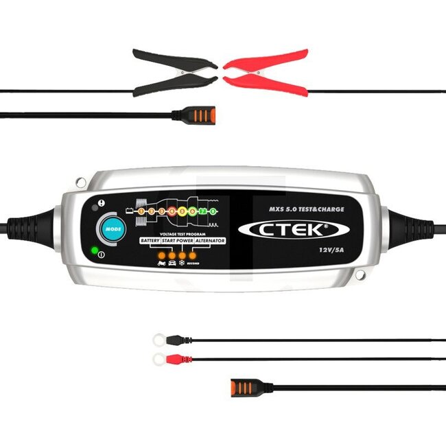 CTEK MXS 5.0 Test&Charge EU Tests alternator voltage, starting power and performance - 56-308