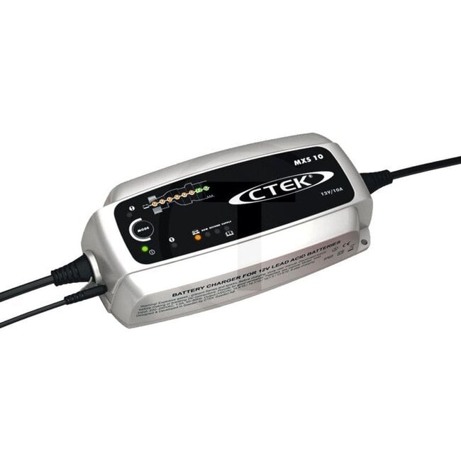 CTEK Charger MXS 10 For larger vehicle batteries, with supply function - 56-708