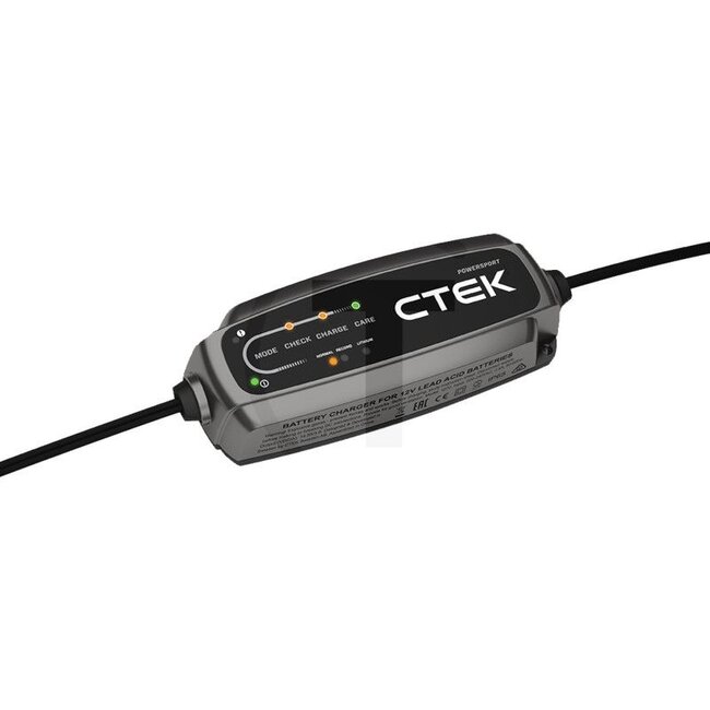 CTEK Charger CT5 Powersport EU - 5850010078, 40-310 | Dimensions L x W x H: 168 x 65 x 38 mm | Charging voltage: 14.4 / 15.8 / 14.2 V / 2.3 A V | Charging current: Max. 2.3 A | Mains voltage: 220 - 240 VAC (50 - 60 Hz), 0.3 A V | Voltage: 12 V | Battery capaci