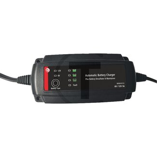 GRANIT BLACK EDITION Batterieladegerät 6 / 12 V, 1 A, 3 - 30 Ah