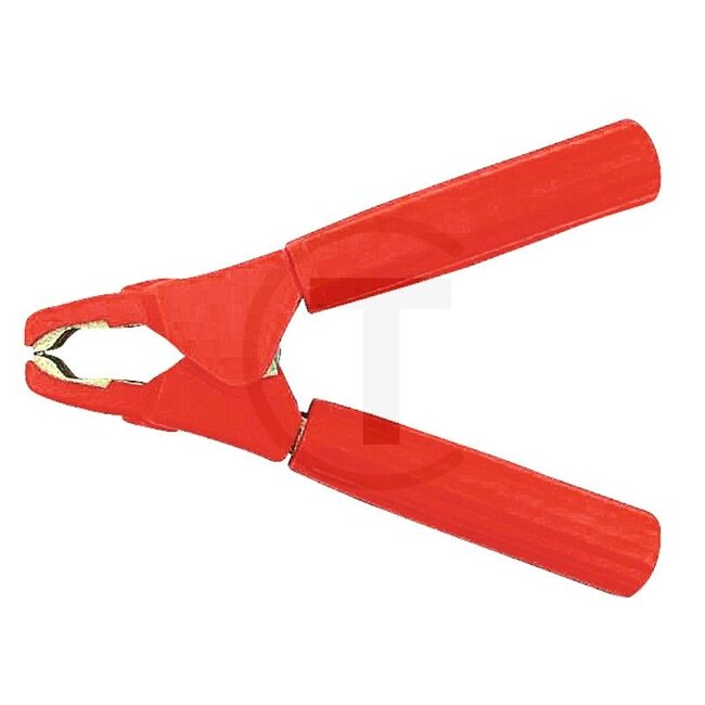 GRANIT Accuklemtang (+) rood - 50752289618 | Belastbaarheid: 900 A | Voor kabeldoorsnede mm²: 50 | Kleur: rood (+) | Lengte: 165 mm | Uitvoering: volledig geïsoleerde, gegoten bronzen tang