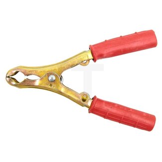 GRANIT Batterieladezange (+) rot 100 A, 143 mm, verchromt