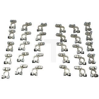 Batteriepolklemmen Sortiment plus und min - 30 Stück