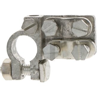 GRANIT Battery clamp with light connection form E, Ø 17.5 mm, with steel cover
