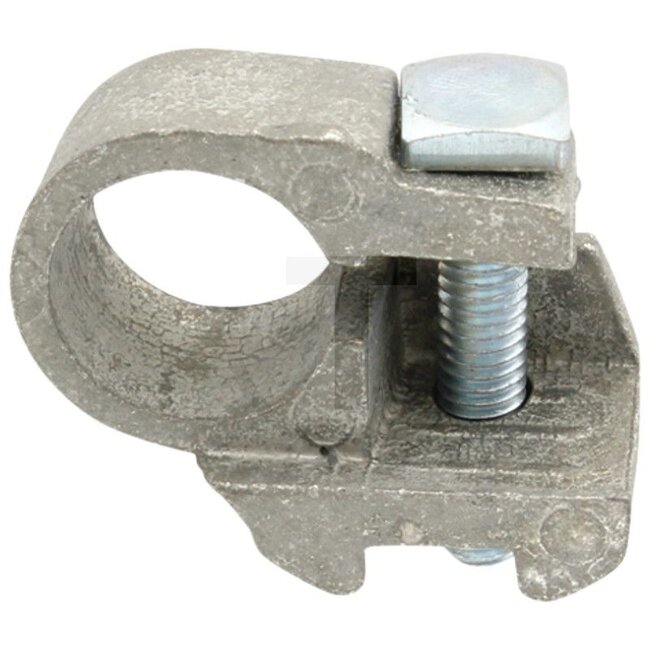 HELLA Batteriepolklemme für Pluspol (+) - 4558KX 742695032, 8KX742695032 | Material: Messing, verzinnt | passend für: Ford | Anschlusspol: plus (+)