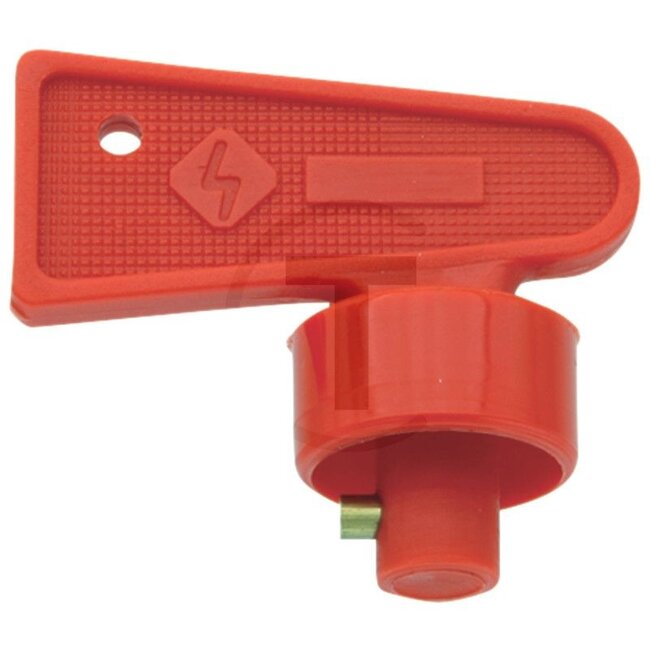 GRANIT Replacement key Plastic, red - 507290020-1, NS65200/1, NS 652 00/1, 214745 | Version: Ø 11 mm, For battery cut-off switch