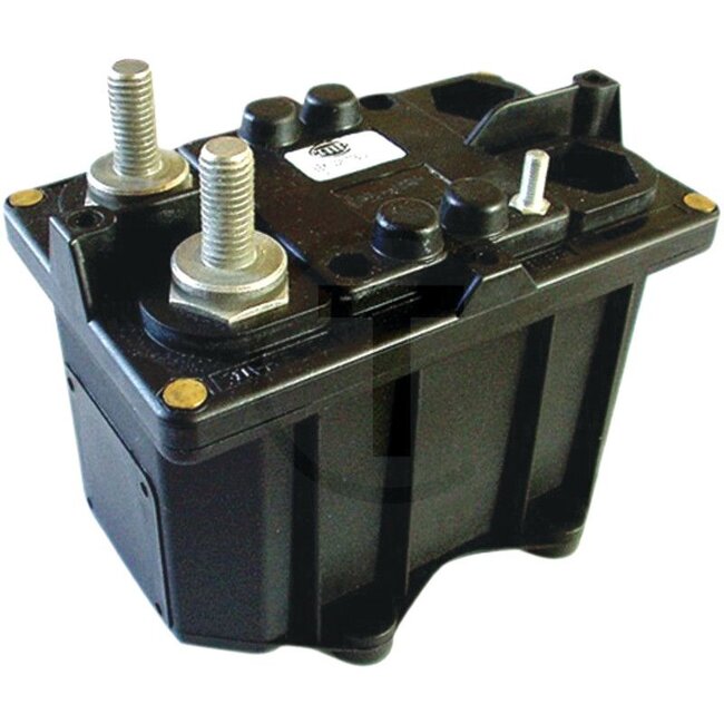 HELLA Hoofdschakelaar, 12 volt - 4556EK 008776001, 6EK008776001 | Uitvoering: Accuschakelaar, scheidt positieve (+) en negatieve pool (-), 1x M5 spoel, 4x M10 accu. Continue belasting bij 12 volt: 250 A | Aansluitdraad: 2x M5 spoel | Belastbaarheid max. 12 V: 2