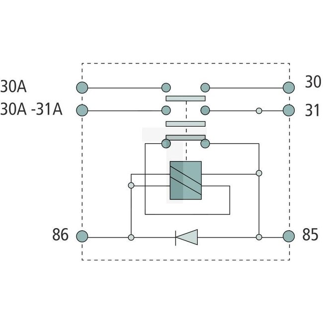 HELLA Hoofdschakelaar accuschakelaar 12 V, 250 A, 1x M5 spoel, 4x M10 accu | 6EK008776001