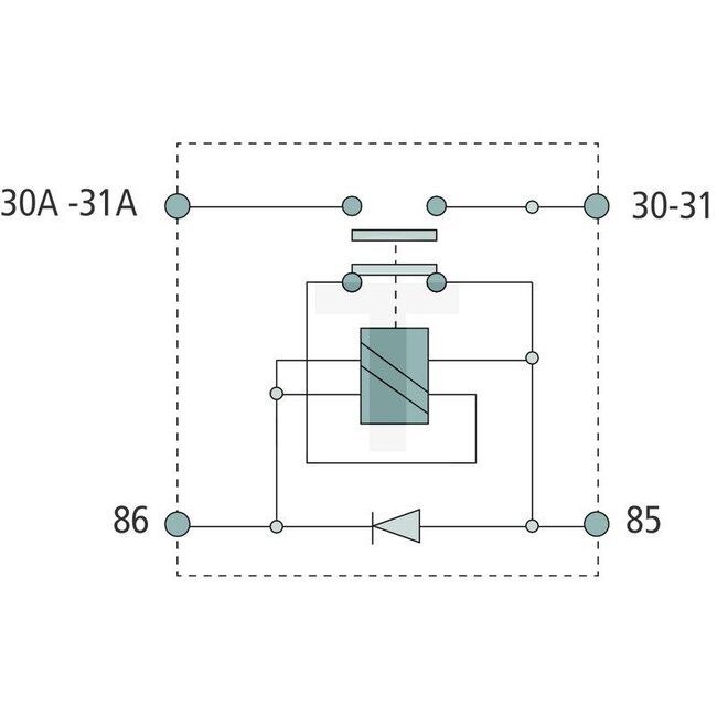 HELLA Hoofdschakelaar accuschakelaar 24 V, 250 A, 2x M5 spoel, 2x M10 | 6EK008776031