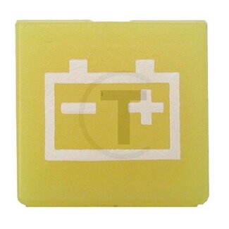 HELLA Schaltereinsätze mit Symbole Batterie, gelb
