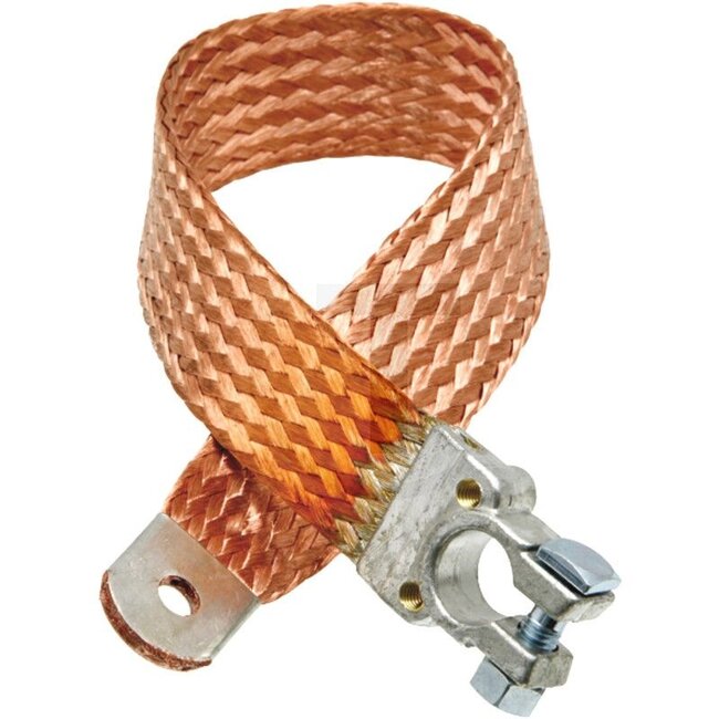 GRANIT Earthing strap - 50760137, H515900040050-SAP, H515900040050-AUSL, H515900040050 | Hole spacing: 490 mm | Cross section: 50,0 mm²