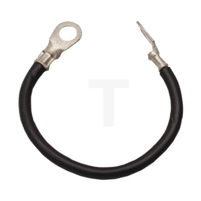 GRANIT Battery cable - 57953045, 11942 | Length: 400 mm | Colour: Black | Cable cross section: 16 mm² | Additional information: Eyelet hole: 1/4" (6.35 mm) + 3/8" (9.52 mm)