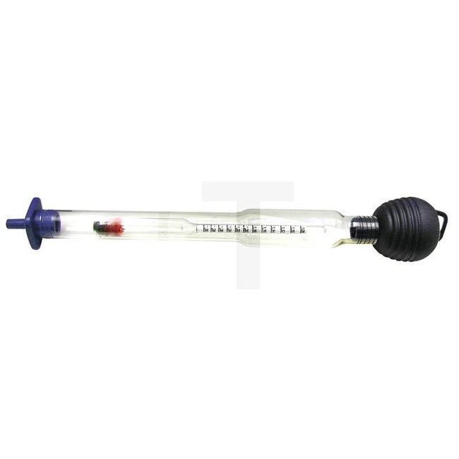 GRANIT Zuurweger Gefo S - 5006500, 8412347 | Totale lengte: 328 mm | Weergave: 1,08-1,30 g/ml | Steek: 0,005 g/ml | Technische gegevens: Aanzuigvolume 38 ccm | Afmetingen: Aanzuigbuis lengte: 45, Schaallengte: 50 mm