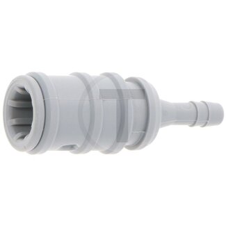 FRÖTEK Kupplung Aquamatik mit Ventil, Schlauchanschluss 6 mm, grau