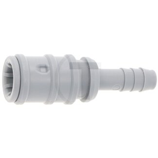 FRÖTEK Kupplung Aquamatik mit Ventil, Schlauchanschluss 10 mm, grau