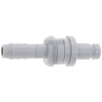 FRÖTEK Stecker Aquamatik mit Ventil, Schlauchanschluss 10 mm, grau