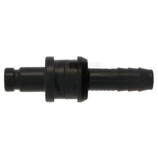 FRÖTEK Stekker Aquamatik met ventiel, slangaansluiting 10 mm, zwart-geel