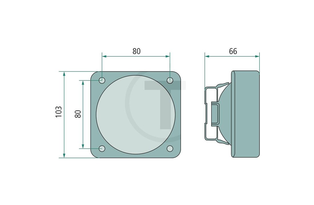 Corner work light Hella 1GA996020001 Techniek Totaal Techniek
